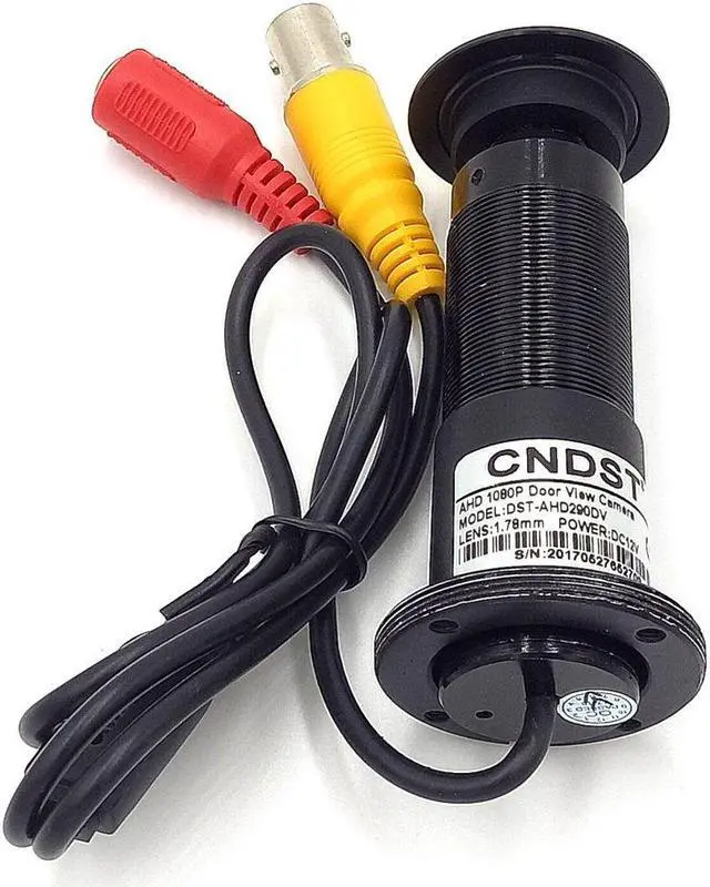 Alt view image 4 of 5 - CNDST HD 1080P 2MP Starlight 0.0001Lux 4-in-1 TVI/CVI/AHD/960H CVBS CCTV Surveillance Peephole Viewer Camera Fisheye Door Camera, for 1080P 4-in-1 TVI/AHD/CVI/CVBS/960H DVR, 1.78mm 170° Lens