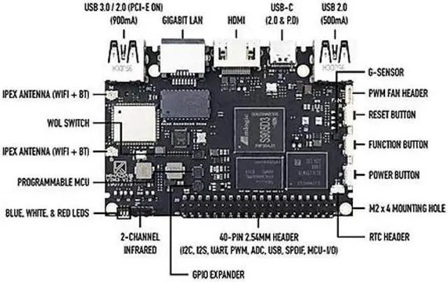 Alt view image 5 of 5 - Khadas VIM3L (VIM3L HTPC Kit)