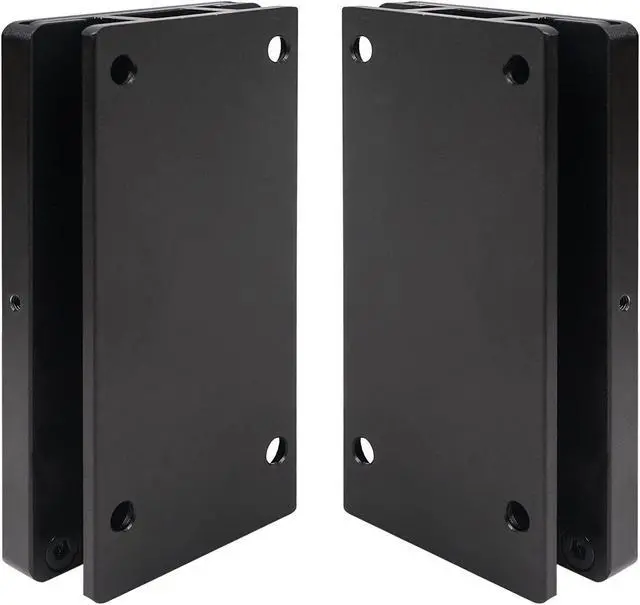 Main image of Sound Town 2-Pack Universal Speaker Wall Mount Brackets, 4.25" x 2" Mounting Template, Black (CWB-1-PAIR)