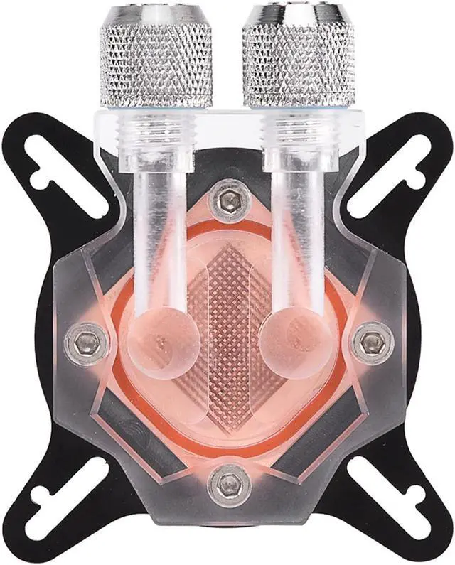 Alt view image 5 of 5 - SUNGOOYUE GPU Water Cooling Block Kit, Red Copper Base, 40mm x 40mm, Fits 43x43mm, 48x48mm, 53x53mm, 62x62mm GPUs, Desktop & Gaming Laptop Compatible