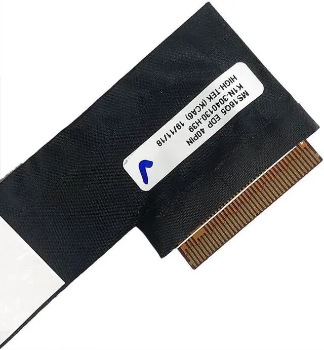 Alt view image 5 of 5 - Suyitai 40Pin 4K LCD LVDS Screen Display Video Flex Cable Replacement for MS1 MS-16Q2 MS-16Q3 MS-16Q4 MS16Q5 GS65 P65 Stealth K1N-3040130-H39 40Pin 4K LCD LVDS Screen Display Video Flex Cable