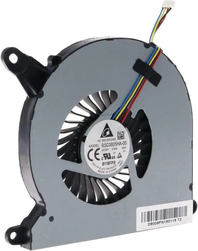Alt view image 2 of 5 - TRADOCK Replacement CPU Cooling Fan for Intel NUC8 NUC8i7BEH NUC8i3BEH NUC8i5BEH NUC8i5BEK NUC8i7BEK NUC8i3BEK BSC0805HA-00 DC05V 0.60A