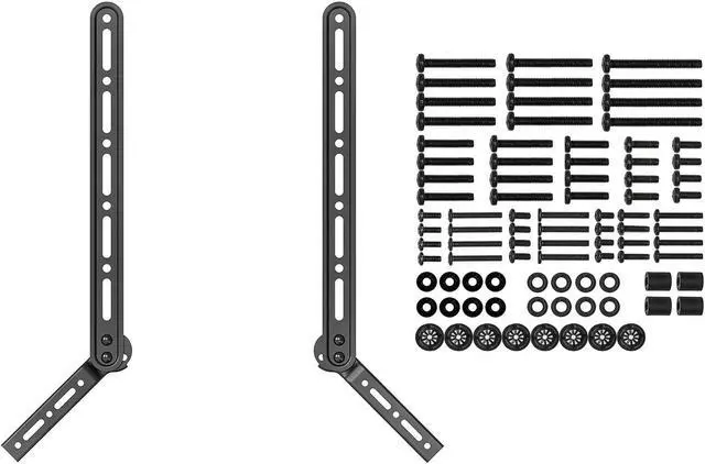 Main image of WALI Bundle  2 Items: Universal TV Mounting Screws, Spacers Hardware Kit Set and Sound Bar Mount Bracket for 23 to 65 Inch TVs