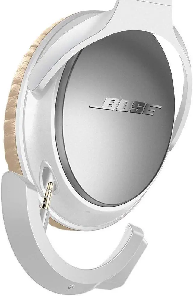 Alt view image 3 of 5 - Ear Pads Replacement and Wireless Bluetooth Adapter for Bose QuietComfort QC25 (White)