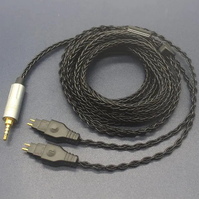 Alt view image 4 of 5 - Youkamoo Replacement Upgrade Cable Compatible with Sennheiser HD650, HD600, HD660S, HD660S2, HD580, HD58X, Massdrop HD6XX Headphones, 2.5mm Balanced, 10ft