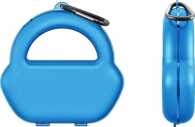 Alt view image 2 of 5 - SaharaCase Travel Carry Case for Apple AirPods Max [Shockproof Bumper] Rugged Protection Anti-Slip Grip (Matte Blue)