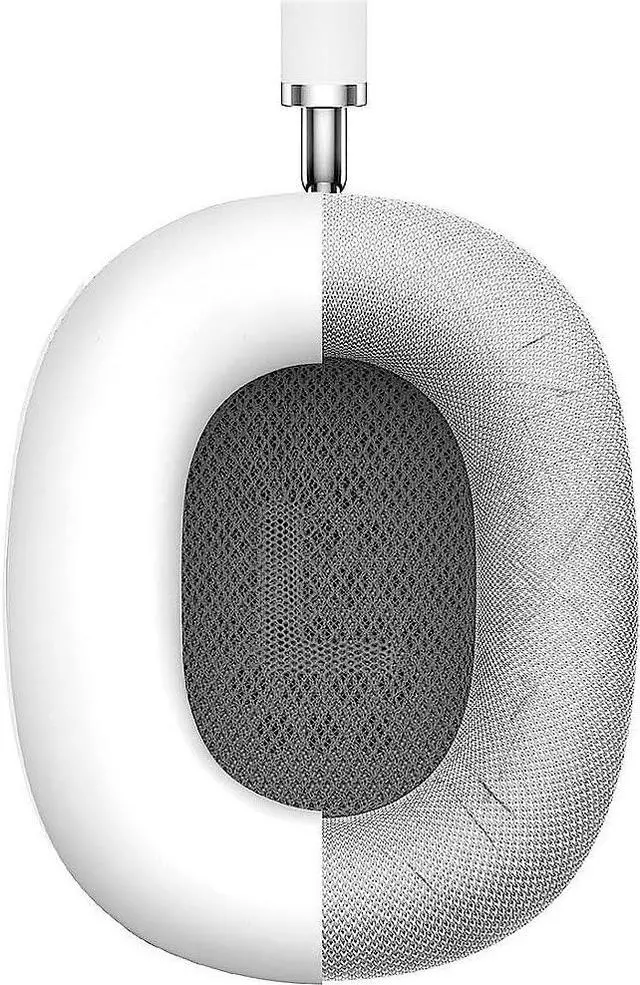 Alt view image 4 of 5 - SaharaCase Silicone Combo Kit Case for Apple AirPods Max Headphones [Rugged] Headphone Protection Antislip Grip Slim Fit (White)