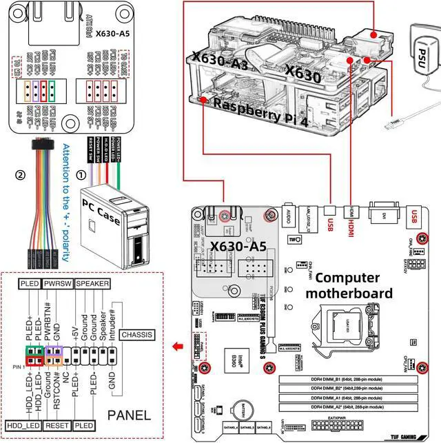 Alt view image 4 of 5 - Geekworm KVM-A3 Kit for Raspberry Pi 4 Open Source KVM Over IP Compatible with KVM V3 Platform Only (Unassembled and Not Include Raspberry Pi 4/SD Card/Power Adapter)