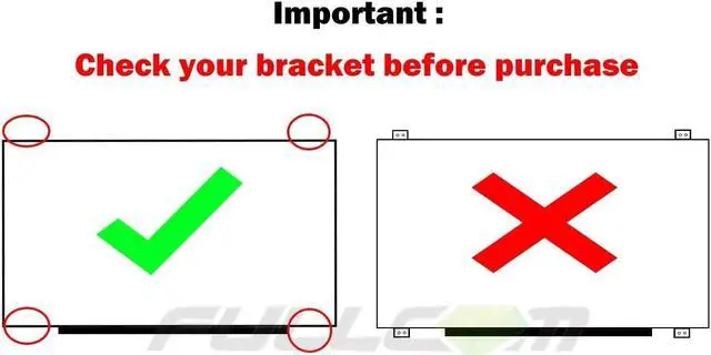 Alt view image 5 of 5 - FULLCOM New 15.6 Inches Screen Compatible with NV156FHM-NX2 LM156LFGL01 LM156LFGL03 M156NVF4 R0 Laptop Replacement Screen