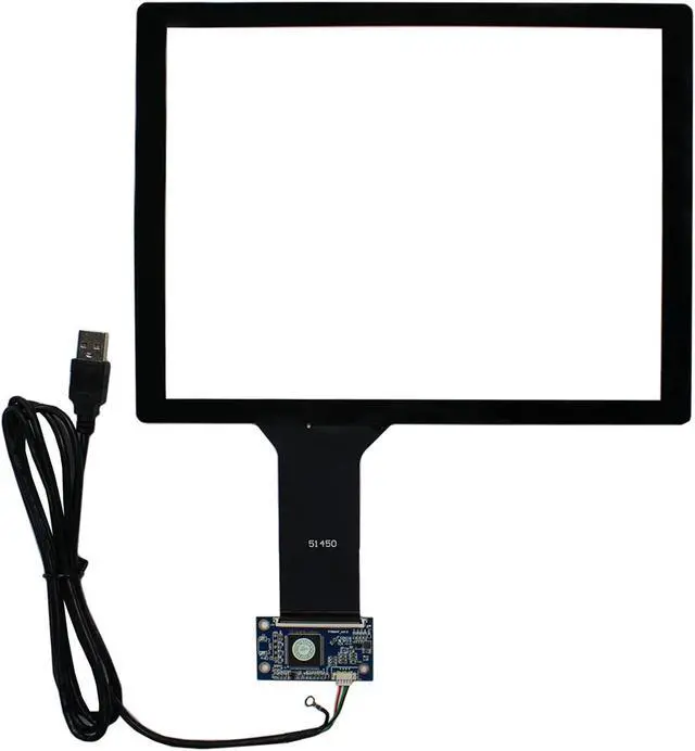 Main image of FanyiTek for 10.4" 4:3 1024x768 VS104T-004A,800x600 VS104T-001A LCD Screen,10.4 inch Capacitive Touch Sensor Panel,Support 10 Points Multi-Touch