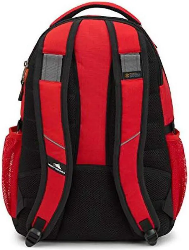 Alt view image 3 of 5 - High Sierra Swerve Laptop Backpack, Crimson/Black, One Size