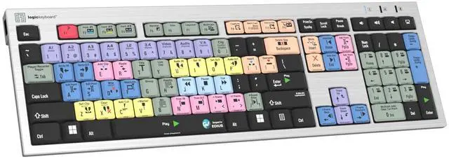 Alt view image 2 of 5 - Logickeyboard 'Slimline' Designed for Editing in Grass Valley Edius  p/n LKBU-EDIUS-AJPU-US