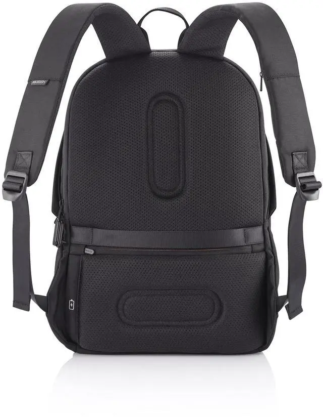 Alt view image 4 of 5 - XDDesign Bobby Soft 16 Liter Anti Theft Laptop Backpack with Padded 15.6" Laptop Sleeve,RFID Protected Pocket, Water Repellent, USB Charging Port, travel backpack for men and women