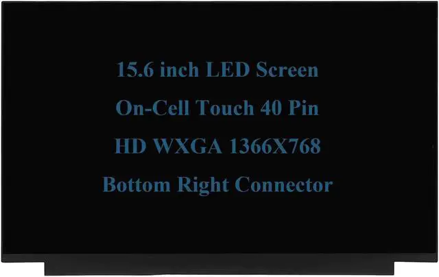 Main image of wzqrps NT156WHM-T02 B156XTK02.1 Replacement Laptop HD 40 pin 1366X768 LED LCD On-Cell Touch Screen Digitizer Display for Lenovo Ideapad 3-15IIL05 3-15IML05 3-15ITL05 5D10T05359 5D10R29527 5D10T05360