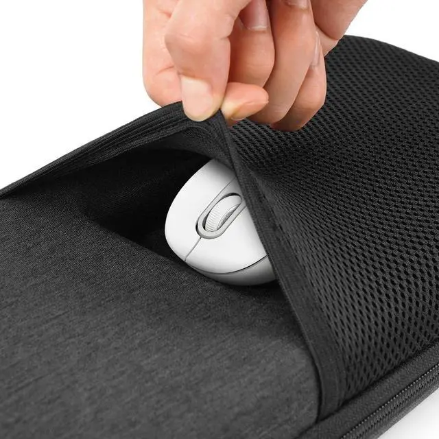 Alt view image 5 of 5 - Geekria Keyboard and Mouse Combo Carrying Case, Hard Shell Travel Replacement Case for Logitech MK955 / K950 Signature Slim Wireless Keyboard and Mouse Combo (Dark Grey)