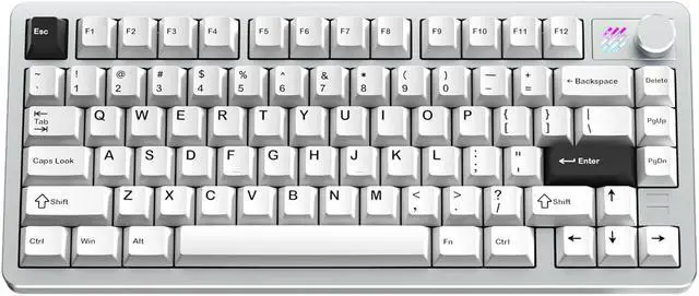 Main image of SUEHIODHY FURYCUBE F75 Mechanical Keyboard, 75% Aluminum Keyboard VIA-programmable Custom Hot Swappable,Gasket Structure,RGB Backlit Gaming Keyboard for PC/Tablet/PS