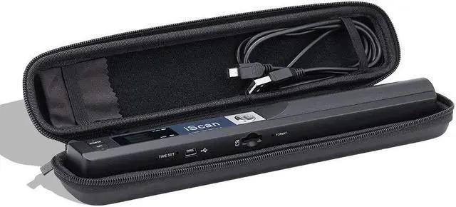 Alt view image 3 of 5 - MUNBYN Portable Scanner, Photo Scanner for A4 Documents Pictures Pages Texts in 900 Dpi and 10.5 x 1.6 x 1.2 Hard Travel Case for Iscan