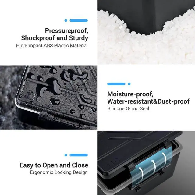 Alt view image 3 of 5 - JJC 3IN1 SD Card Reader for iPhone iPad MacBook+Camera Battery and Memory Card Case