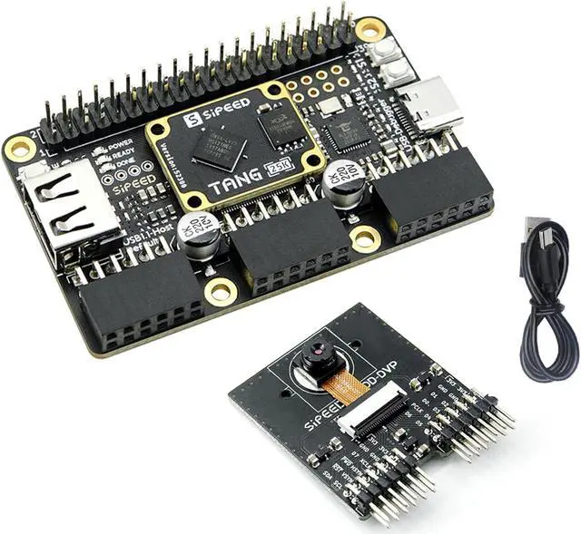 Main image of Sipeed Tang Primer 25K GW5A FPGA Development Board, 64Mbits Linux RISCV Single Board Computer, with MIPI 2.5Gbps Ethernet PMOD Port for FPGA Education, Support SDRAM HDMI Camera Module (Camera Bundle)