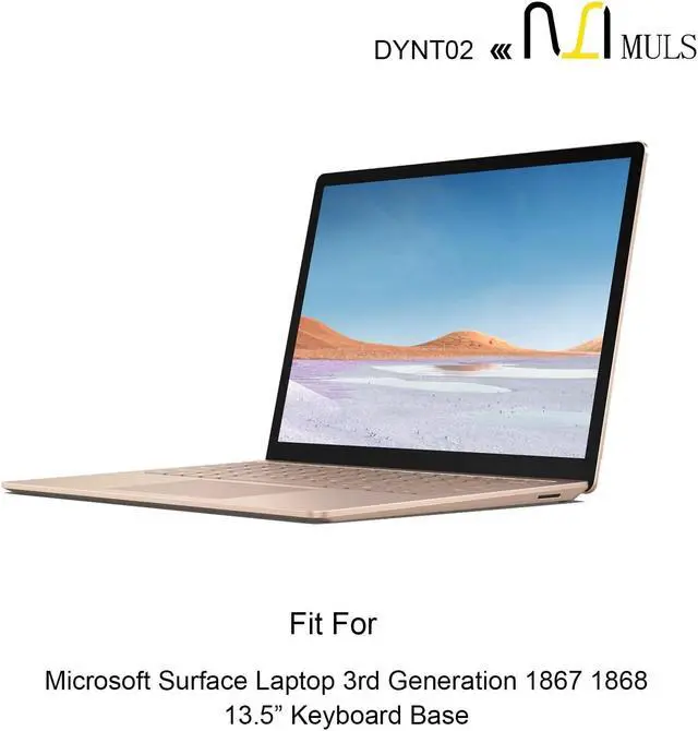 Alt view image 5 of 5 - MULS G3HTA052H DYNT02 Replacement Tablet Battery for Microsoft Surface Laptop 3 Gen 13.5" Keyboard Base 1867 1868 15 Core i5-1035G7 G3HTA053H G3HTA057H G3HTA058H with Tools 6041mAh 45.8Wh