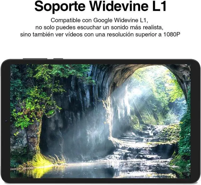 Alt view image 3 of 5 - DOOGEE T20 Mini Tablet,8 Inch Android 13 Tablets Octa Core 9GB(4+5GB) + 128GB ROM Expand 1TB, FHD Display, 5060mAh Battery, Face Unlock, WiFi 2.4G/5G Tablet, Dual Camera 13MP+5MP