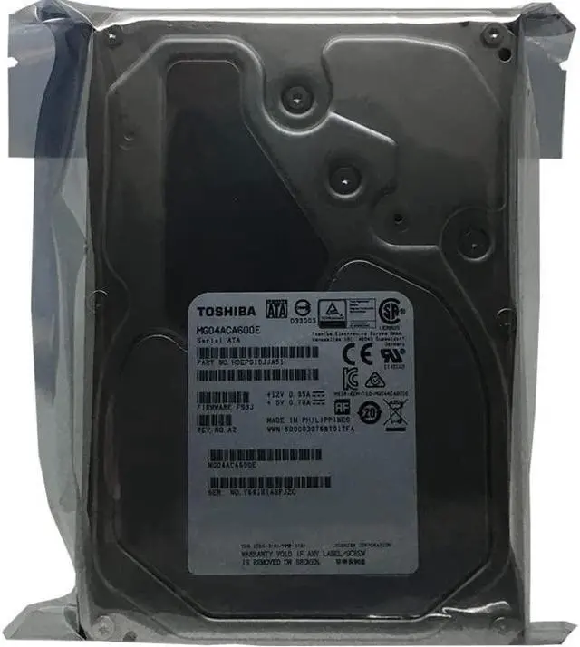 Alt view image 4 of 5 - Toshiba MG04ACA 6 TB 3.5" Internal Hard Drive MG04ACA600E