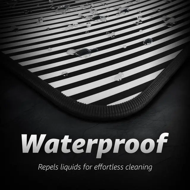 Alt view image 4 of 5 - Hystar® Extended Gaming Mouse Pad | XXL 36" x 16" | 5mm Thick, Waterproof Surface, Smooth Polyester Fabric, and Natural Rubber Base | Abyss