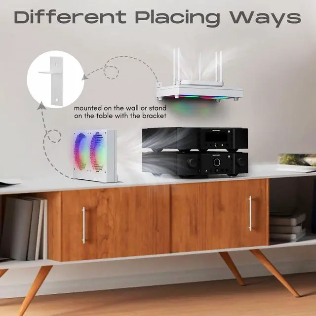 Alt view image 5 of 5 - High Airflow Cooling Fan 260mm 5V USB Fan for Computer Cooler TV Small Box and Other Electronics