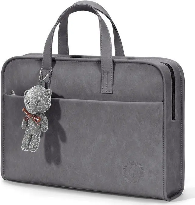 Main image of TAIKESEN Protective Sleeve Case Bag Compatible with MacBook Pro 16 Inch, 15.6 inch, HP, Dell, Acer Aspire, Asus Notebook, Computer Bag with Shoulder Strap,Pocket,Handle, Gray