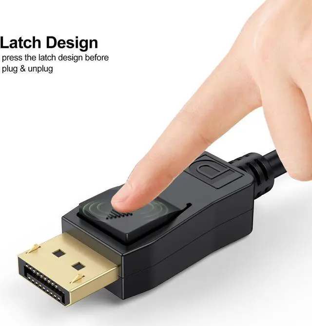 Alt view image 5 of 5 - UVOOIdirect DisplayPort to VGA Cable 6FT 5-Pack, Display Port DP to VGA Cable Adapter Cord Gold-Plated Compatible for Dell, HP Lenovo, ASUS and More