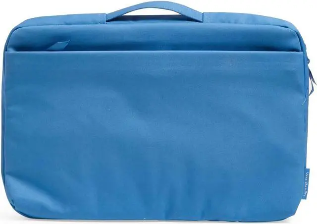 Main image of Vera Bradley Women's Cotton Laptop Organizer, Blue Aster - Recycled Cotton, One Size