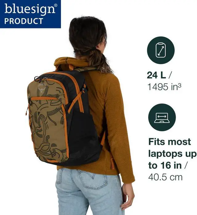 Alt view image 2 of 5 - Osprey Axis Laptop Backpack, Black