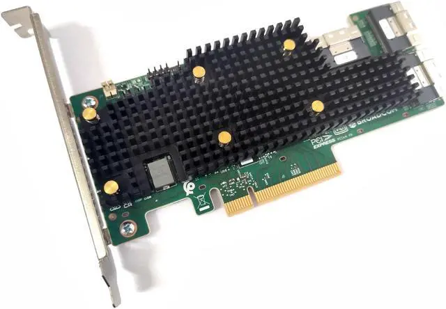 Alt view image 2 of 5 - Broadcom BCM HBA 9600-24i SAS/SATA/NVMe
