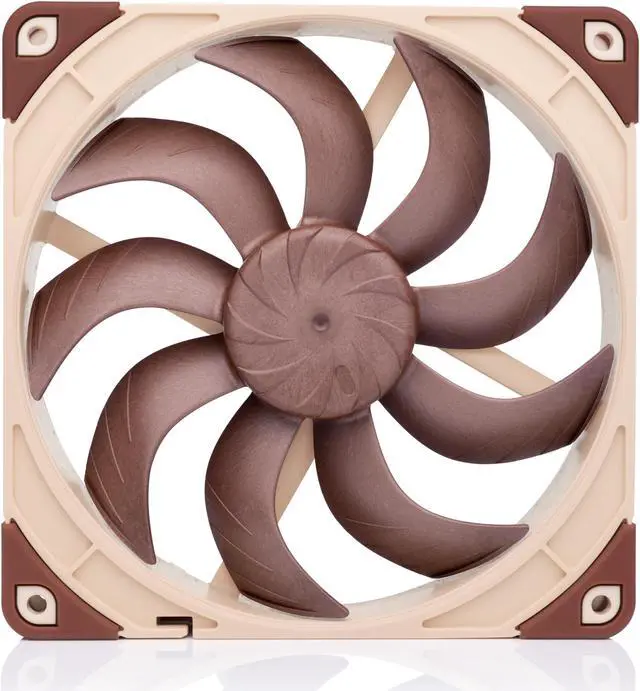 Alt view image 3 of 5 - Noctua NF-A14x25 G2 PWM, Premium-Quality Quiet 140mm PC Fan, 4-pin (Brown)