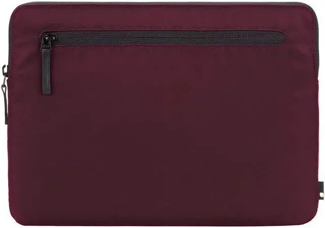 Main image of Incase Compact Laptop Sleeve with Flight Nylon - 13-inch MacBook/Laptop & iPad/Tablet Sleeve - Faux Fur Lining, Lightweight, Durable, Weather Resistant, Slip Pocket for Accessories - Mulberry