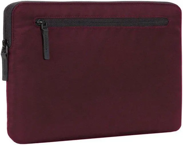 Alt view image 4 of 5 - Incase Compact Laptop Sleeve with Flight Nylon - 13-inch MacBook/Laptop & iPad/Tablet Sleeve - Faux Fur Lining, Lightweight, Durable, Weather Resistant, Slip Pocket for Accessories - Mulberry