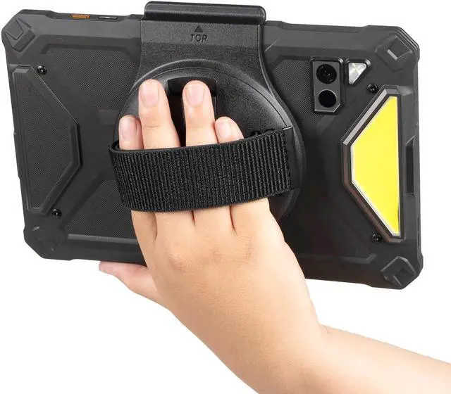 Alt view image 5 of 5 - Ulefone Armor Pad 4 Ultra Tablet Hand Strap Holder Armor Pad 4 Ultra Rugged Tablets, Hook & Loop Adjustable, Skin-Friendly, 360-degree Swivel