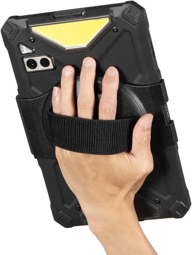 Alt view image 4 of 5 - Ulefone Armor Pad 4 Ultra Tablet Hand Strap Holder Armor Pad 4 Ultra Rugged Tablets, Hook & Loop Adjustable, Skin-Friendly, 360-degree Swivel