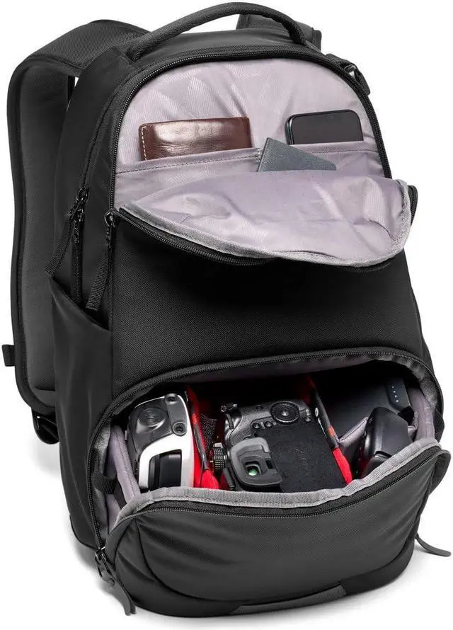 Alt view image 4 of 5 - Manfrotto Advanced Active III Camera and Laptop Backpack, for Reflex/Mirrorless Camera with Lenses, Interchangeable Padded Dividers and Tripod Attachment
