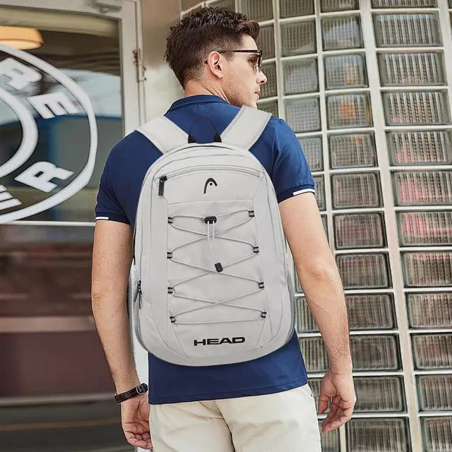 Alt view image 2 of 5 - HEAD 30L Waterproof Travel Backpack for Men, Lightweight Laptop Backpack Fits 15.6 inch Notebook,Casual Daypack Backpack for College/Sport/Workout/Outdoor/Daily Use