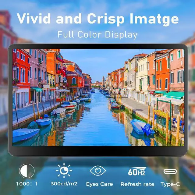 Alt view image 2 of 5 - HAMTYSAN 7 Inch Raspberry Pi Screen 800x480 Small HDMI Monitor Second Display Screen with Case for Raspberry Pi 400/4/3/2/Zero/B/B+ Jetson Nano Win11/10/8/7, Dual Speakers, Non-Touch