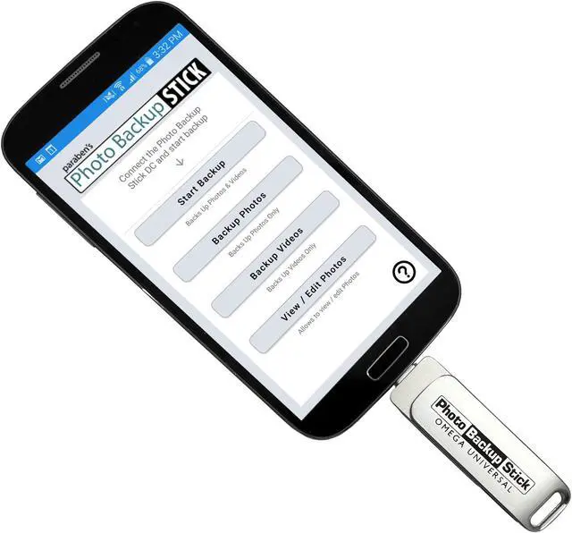 Alt view image 5 of 5 - Photo Backup Stick Omega Universal Picture and Video Backup for Any Device - iPhone, Android, Computer, Tablets (512GB)