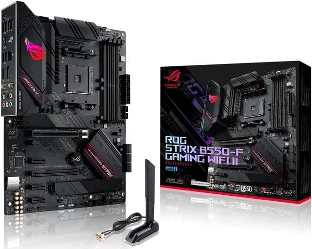 Main image of ASUS ROG Strix B550-F Gaming WiFi II AMD Socket AM4 ATX DDR4 Motherboard