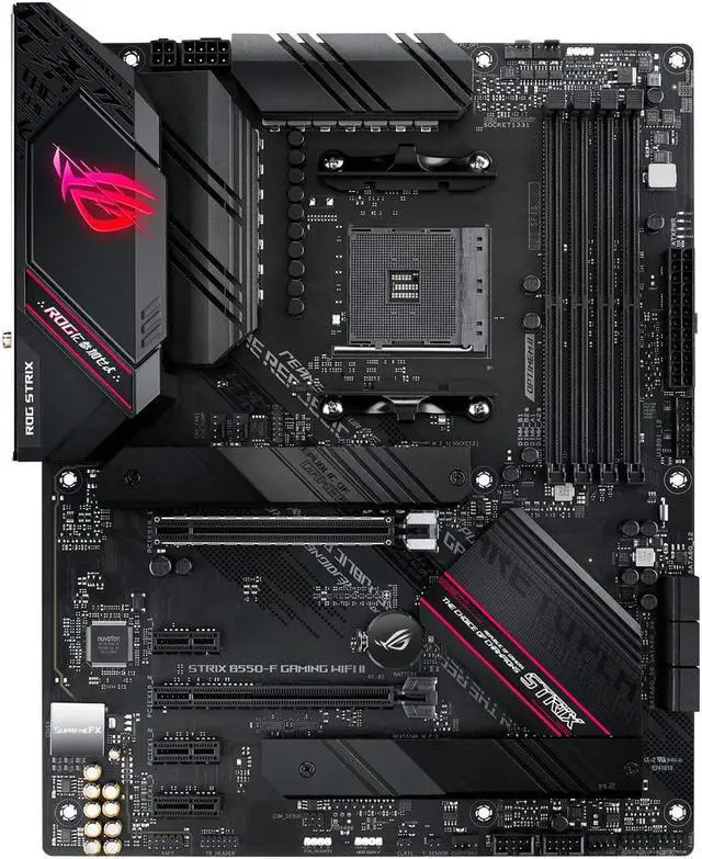 Alt view image 3 of 5 - ASUS ROG Strix B550-F Gaming WiFi II AMD Socket AM4 ATX DDR4 Motherboard