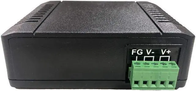 Alt view image 2 of 2 - 12-57V 5 Port High Power Passive POE 10/100BASET Unmanaged Switch. Max 2A per Port, PoE Pinout: 4,5V+; 7,8V-, 4 PoE Ports/1 Uplink Port, Incl DIN Rail Mt Kit, AutoCrossover, Ind Strength