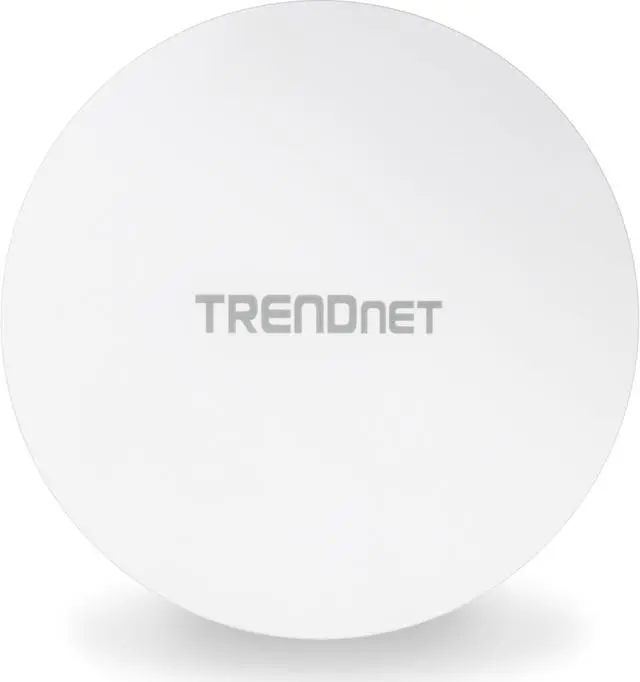 Alt view image 5 of 5 - TRENDnet AC1300 Dual Band PoE Indoor Wireless Access Point, 867Mbps WiFi AC + 400Mbps WiFi N Bands, MU-MIMO, Repeater Mode, Traffic Management, Easy Installation, White, TEW-823DAP