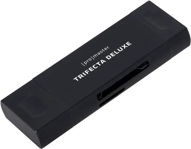 Main image of ProMaster Trifecta Deluxe SD & Micro SD UHS-II Card Reader