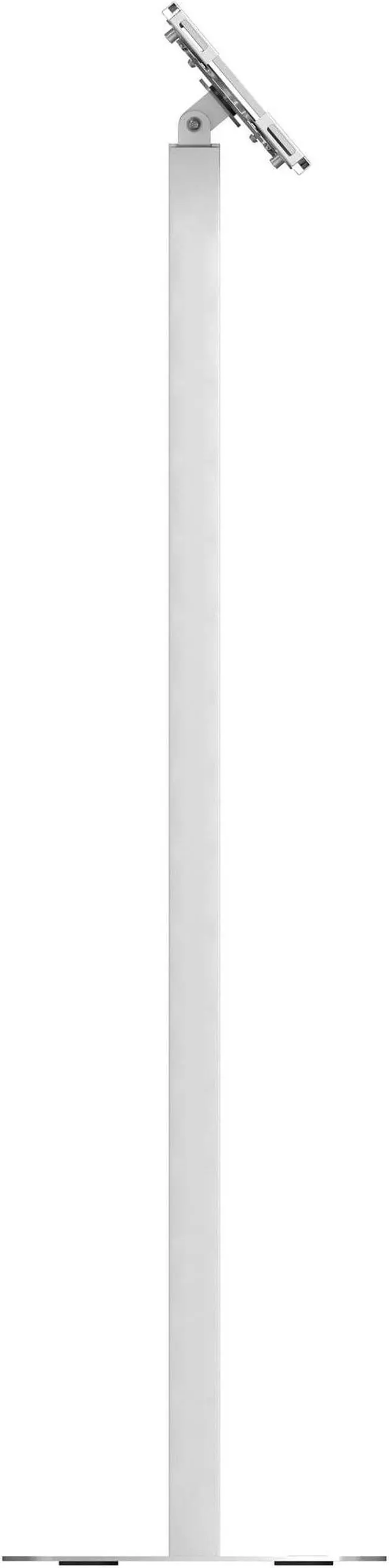 Alt view image 3 of 5 - CTA Digital Thin Profile Floor Stand with Universal Holder for iPad Tablets 9.7" - 12.9" Inches - White - (PAD-CHKSUHW)