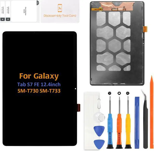 Main image of for Samsung Galaxy Tablet S7 FE 12.4" LCD Display SM-T730 T733 T735 T736 T737 T738 Screen Replacement Touch Screen Digitizer Assembly Glass Repair Parts