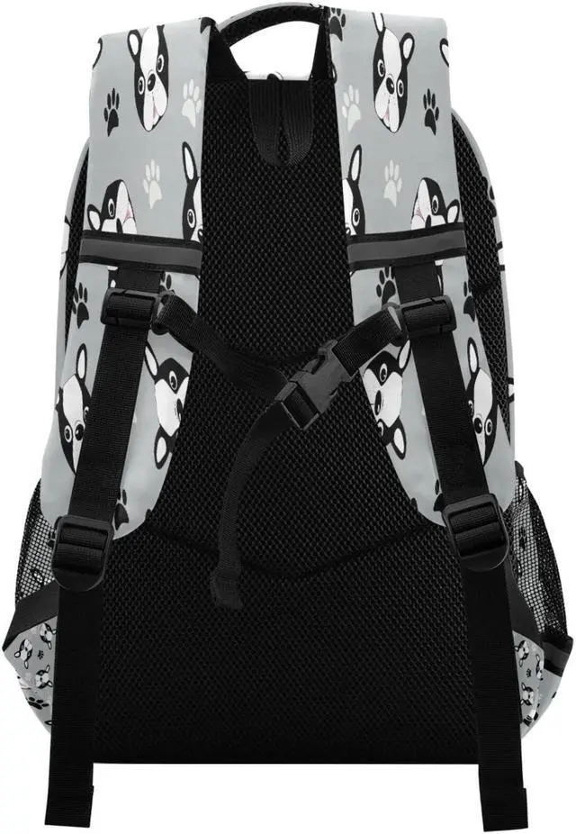 Alt view image 2 of 5 - Cute Boston Terrier Dog Backpacks Travel Laptop Daypack School Book Bag for Men Women Teens Kids